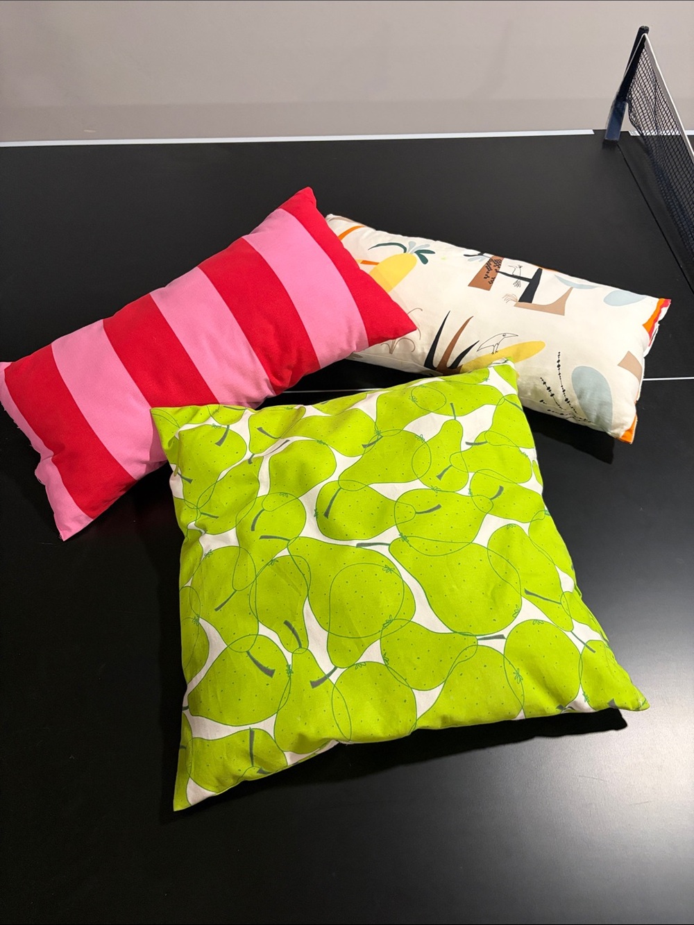IKEA Lime Green Apple Pattern Decorative Pillow